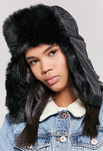 Forever21 Faux Fur Trapper Hat