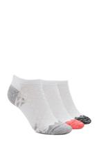 Forever21 Women's  Pink & Grey Active Ankle Socks - 3 Pack
