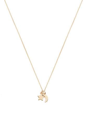 Forever21 Star & Crescent Charm Necklace