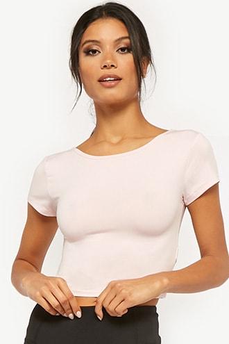 Forever21 Active Crisscross Crop Top