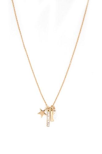 Forever21 Star & Bar Charm Chain Necklace