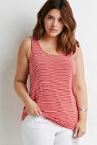Forever21 Plus Size Striped Racerback Tank
