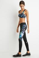 Forever21 Abstract Print Athletic Leggings