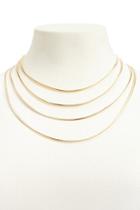 Forever21 Serpentine Layered Necklace