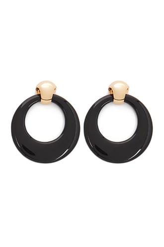 Forever21 Two-tone Doorknocker Earrings