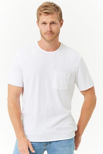 Forever21 Rolled-trim Knit Tee