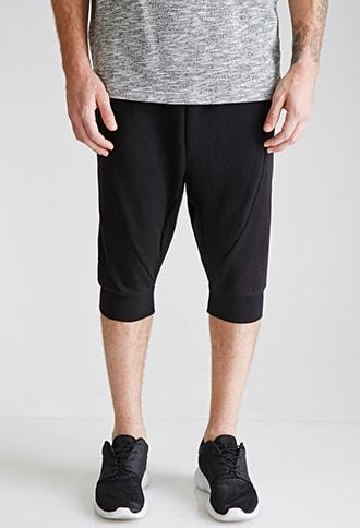 Forever21 Drop-crotch Drawstring Sweatshorts