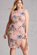 Forever21 Plus Size Floral Bodycon