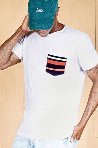 Forever21 Cohesive & Co. Pocket Tee
