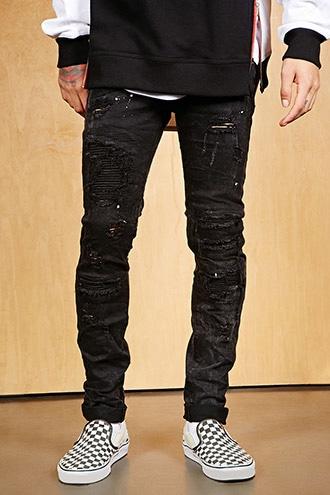 Forever21 Project Paris Moto Jeans