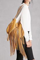 Forever21 Raj Genuine Suede Satchel