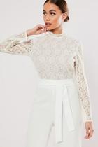 Forever21 Missguided Lace Combo Jumpsuit