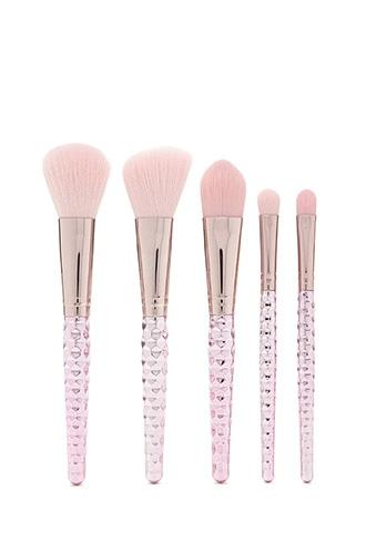 Forever21 Metallic Cosmetic Brush Set