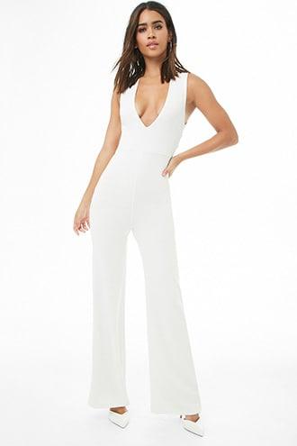 Forever21 Sleeveless Crisscross Jumpsuit
