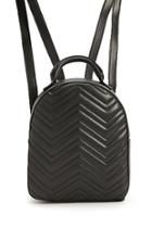 Forever21 Quilted Chevron Backpack