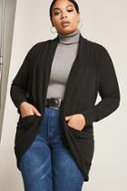 Forever21 Plus Size Marled Open-front Cardigan