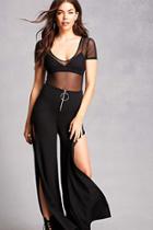 Forever21 Open-slit Palazzo Pants