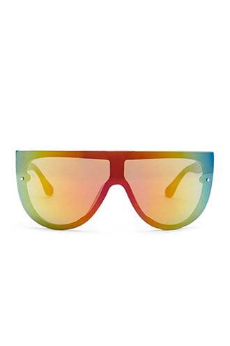 Forever21 Premium Mirrored Shield Sunglasses