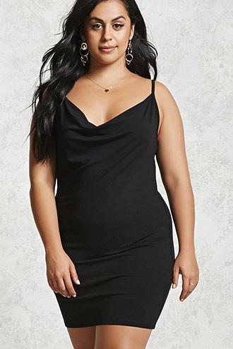 Forever21 Plus Size Cowl Neck Cami Dress