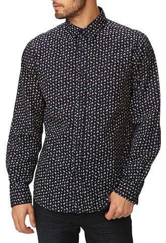 21 Men Slim Fit Botanical Shirt