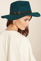 Forever21 Women's  Faux Leather Band Fedora