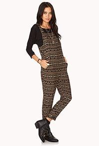 Forever21 Day Trippin' Woven Jumpsuit