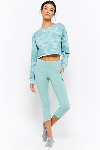 Forever21 Active Stash Pocket Capri Leggings