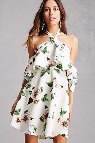 Forever21 Floral Halter Dress