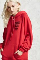 Forever21 City Graphic Fleece Hoodie