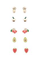 Forever21 Avocado Earring Set