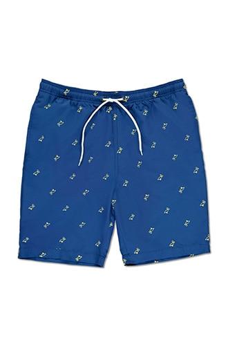 Forever21 Pelican Embroidered Swim Trunks