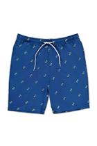 Forever21 Pelican Embroidered Swim Trunks
