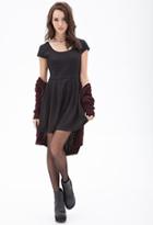 Forever21 Metallic Threaded A-line Dress