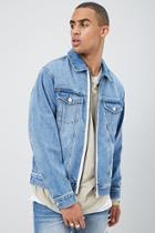 Forever21 Denim Zip-up Jacket