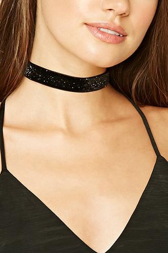 Forever21 Metallic Shimmer Choker