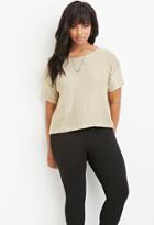 Forever21 Plus Women's  Plus Size Metallic Knit Top