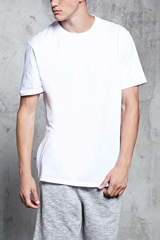 Forever21 Exposed Side-zip Tee