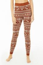 Forever21 Nordic Pattern Knit Leggings