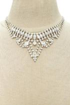 Forever21 Diamante Bib Necklace