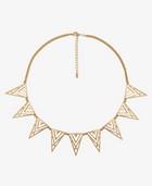 Cutout Triangle Necklace