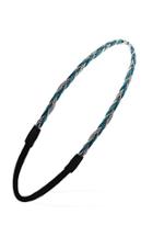 Forever21 Braided Chain Headband (teal/silver)