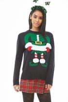 Forever21 Elf Graphic Sweater