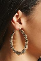 Forever21 Bamboo-inspired Hoop Earrings