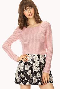 Forever21 Candy-coated Open-knit Sweater
