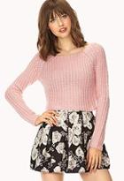 Forever21 Candy-coated Open-knit Sweater