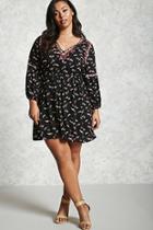 Forever21 Plus Size Floral Peasant Dress