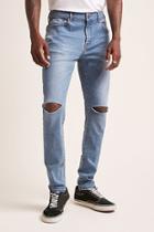 Forever21 Ripped-knee Skinny Jeans