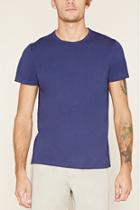 21 Men Men's  Navy Stretch Knit Tee