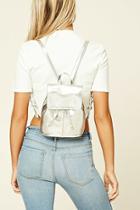 Forever21 Mini Faux Leather Backpack