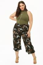 Forever21 Plus Size Floral Print Culottes